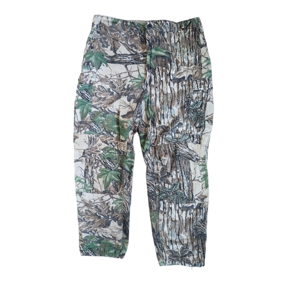 Vintage Pants Vintage Realtree Rattlers Double Knee Faded Camo